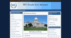 Desktop Screenshot of mnfamilylawattorney.com